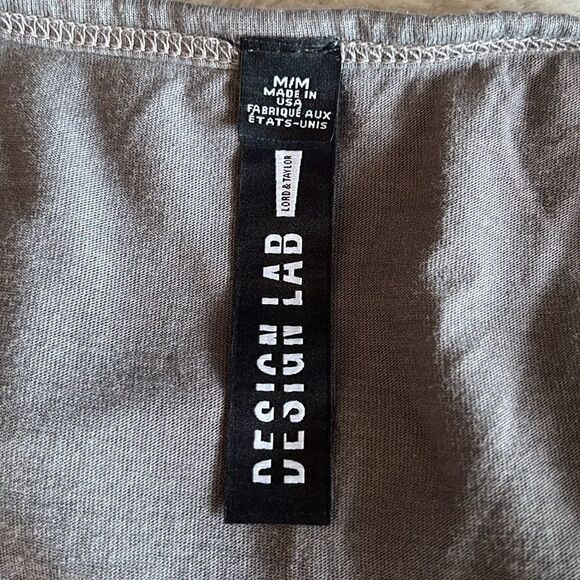 MM57 Design lab by lord & Taylor off the shoulder peek a boo shoulder shirt - Picture 10 of 10